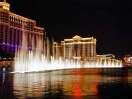 Musical fountains i Las Vegas