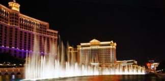 Musical fountains i Las Vegas