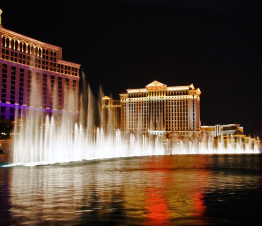 Musical fountains i Las Vegas