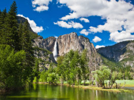 Vandfald i Yosemite nationalpark